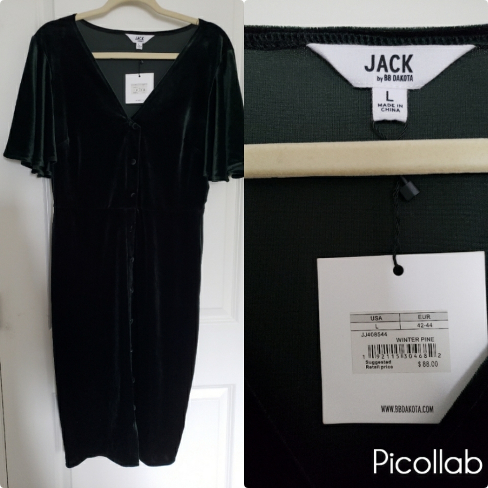 Jack velvet dress